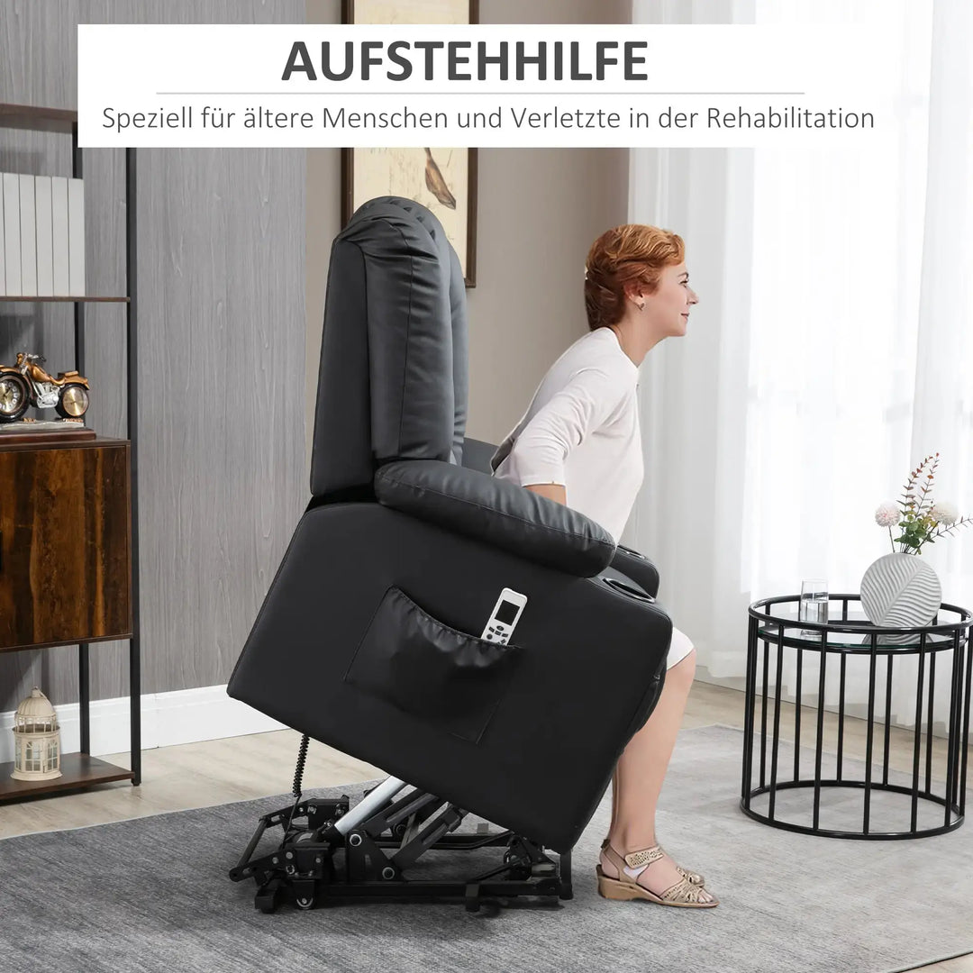 RehaComfort Aufstehsessel Ravello Deluxe mit Massage RehaComfort