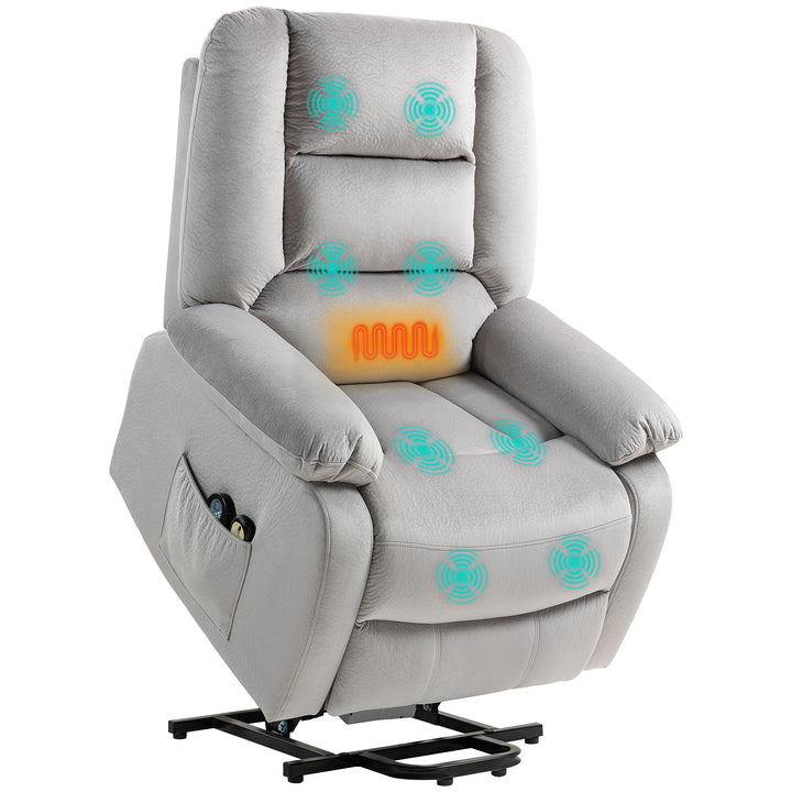Elektrischer Massagesessel mit Aufstehhilfe | Cedaro | mit Massage und Wärme |  RehaComfort