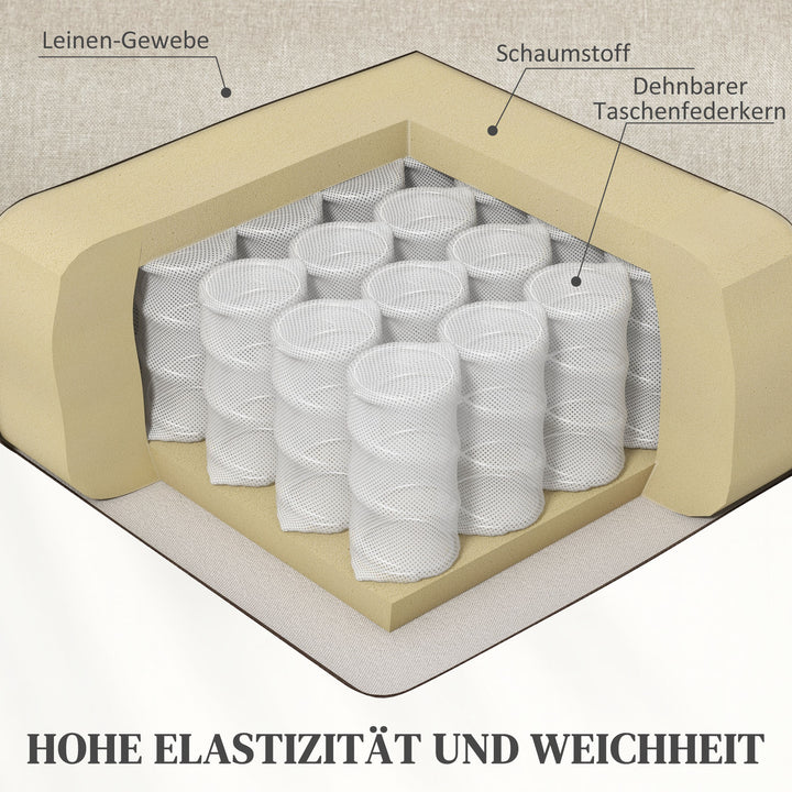 RehaComfort Aufstehsessel Ferano Beige Polsterung
