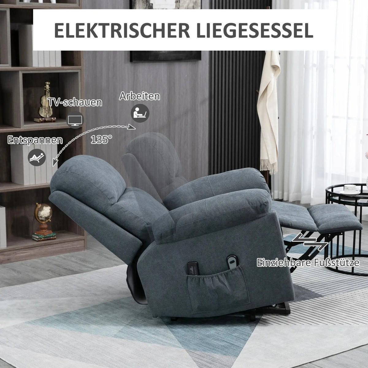 Aufstehsessel für Senioren  mit Massagefunktion | Medora | RehaComfort RehaComfort
