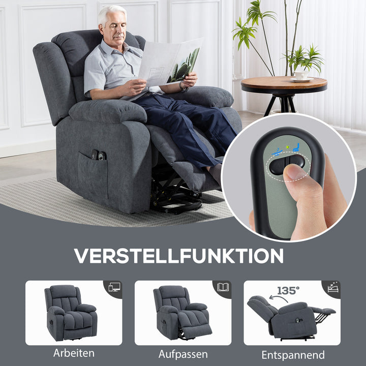 RehaComfort Aufstehsessel Robusto Massagefunktion
