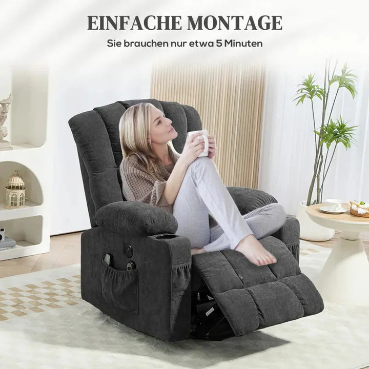 Seniorensessel mit Massagefunktion und Wärme | Montaro Komfort | RehaComfort RehaComfort