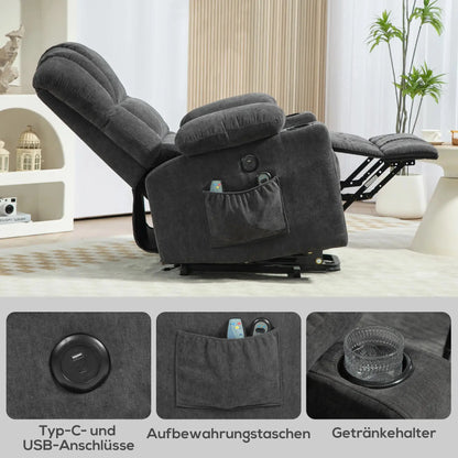 Seniorensessel mit Massagefunktion und Wärme | Montaro Komfort | RehaComfort RehaComfort