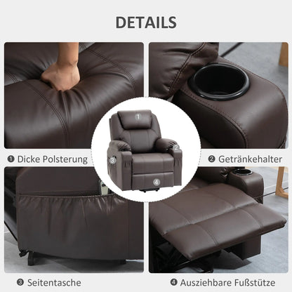 RehaComfort Aufstehsessel Grandano mit Massage