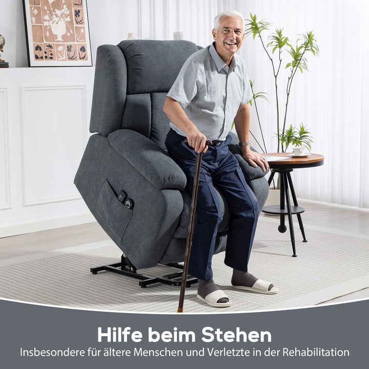 RehaComfort Aufstehsessel Robusto Liegeposition