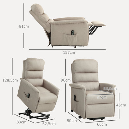RehaComfort Aufstehsessel Ferano Beige Aufstehhilfe