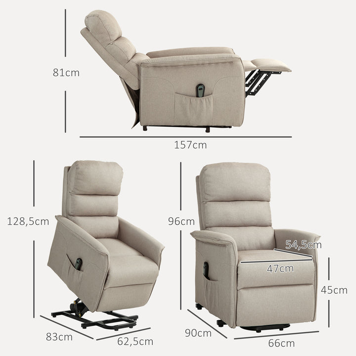 RehaComfort Aufstehsessel Ferano Beige Aufstehhilfe